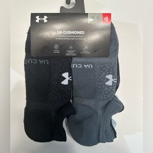 BNWT - Under Armour - Women’s Cushioned No Show Socks - Size 10-14